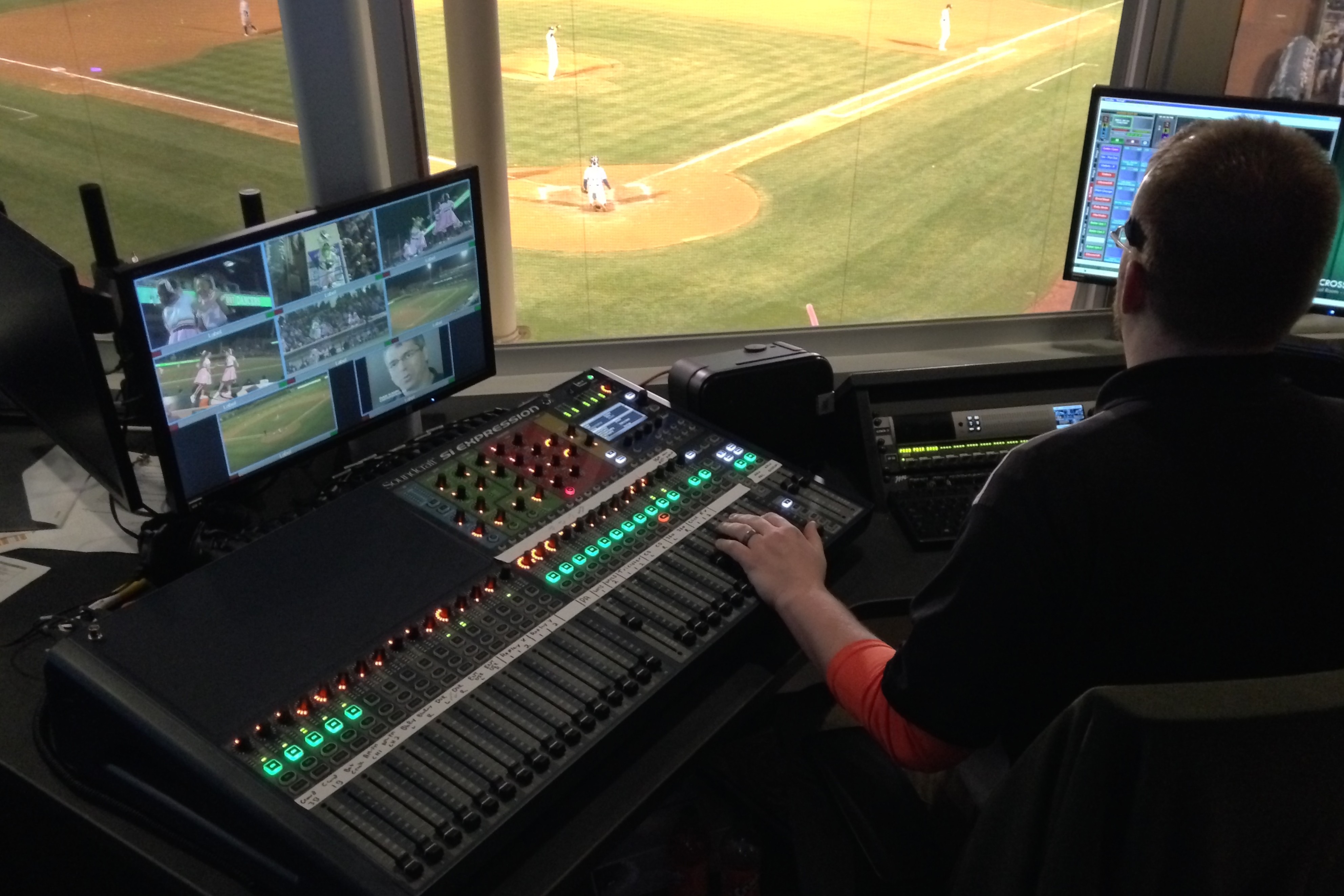 Soundcraft Si Expression audio consoles for baseball team