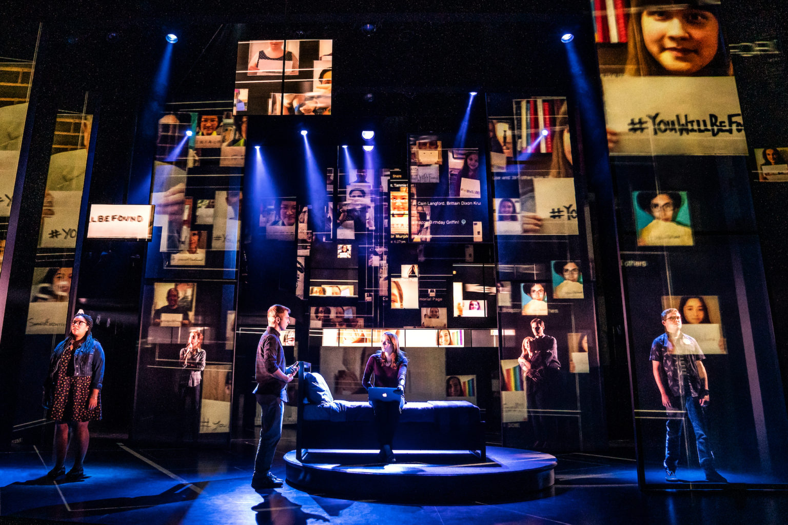 disguise projects stage scenery for ‘Dear Evan Hansen’ in London