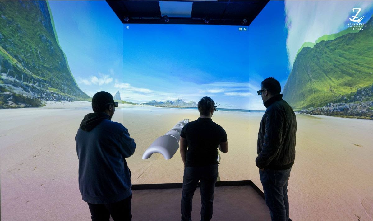 Barco projectors provide core of North Africa’s first VR CAVE